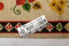 New Nwt Vintage Parisian Prints Linen Kitchen Dish Tea Towel Mid Century Fruit