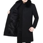 Men s Fashion Wear Long Coat Winter Wool Coat Outerwear Trench Long Coat