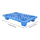 100kg 220 46lbs 6 Pcs Interlocking Storage Plastic Pallets Rectangular Pallets