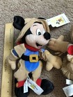 Vintage Walt Disney World Frontierland Mickey   Minnie Bean Bag Plush Nwt