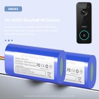 2  7000mah Battery For Aosu Wireless Video Doorbell V8 V8s V8p V8p1ax11 V8s1ax11