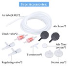 Dual Outlet Aquarium Pump  Whisper Adjustable Fish Tank Aerator  Quiet Pump W   