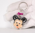 Mickey   Minnie Mouse Disney Keychain Charm Black Red Collectible
