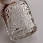 Dr  Trey s Synthetic Porcelain 89 Glass Apothecary Bottle W Stopper Antique