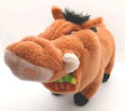 Vtg Applause Lion King Pumbaa Warthog Bugs In Mouth 10 5  Plush Posable Legs 