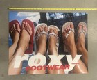 Roxy Vintage 90   s Surf Skate Mx Golf Sup Snow Longboard Authorized Dealer Sign