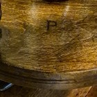 Vintage Early 20th Century Chas  Parker Co  Adjustable Wood  Piano Stool