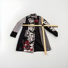 Moka Sport Vintage Patchwork Floral Tapestry Checkered Print Jacket Coat Sz M