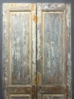 Antique French Double Doors  43x98  European Doors  Raised Panel Doors A627