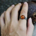 Women   s Vintage Flower Branch Ring Retro Fashion Jewelry
