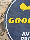 Vintage 1959 Goodyear Aviation Products 12 Inch Porcelain Enamel Sign