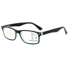 Multifocus Reading Glasses Retro Rectangular Readers Spring Hinges Eyeglasses