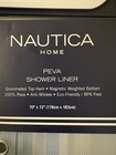 New In Package  Nautica Shower Curtain  70l X 72 W 