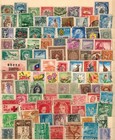 Worldwide Stamps   Used unused Hinged 107-1    3 Stock Sheets 