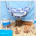 Small Pet Cage Hammock  Soft Pet Hanging Bed Hamster Guinea Pig Sleeping Hammock