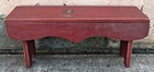 Vintage Antique Old Handmade Solid Wood Wooden Foot Step Stool Stand Seat Garden