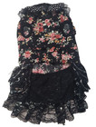 Pet Puppy Dog Black Lace Princess Tutu Dress Skirt Clothes Apparel Costume Cute