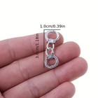 Dollhouse Miniature Metal Handcuffs For Bad Dolls    1 12 Scale They Do Not Open