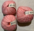 Lot Of 3 Yarn Bee Awesome Ombre In Coral Pink Yarn 3 5oz 435yds