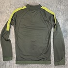 Brazil Cbf Futbol Shirt Mens Medium Dri-fit Green Nike 1 4 Zip Soccer Pullover