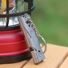 Aluminum Emergency Survival Whistle For Camping Hiking Outdoor Tool