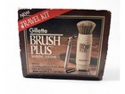 Vtg 80s Gillette Brush Plus Travel Kit