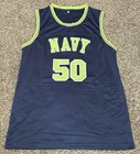 New Navy Midshipmen David Robinson Basketball Jersey Large  50
