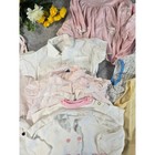 Vintage 60s 70s Baby Clothes Lot 12pc Mixed Infant Outfits Pastel 0-12m Retro