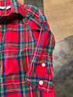 Janie And Jack Plaid Tartan Button Up Boys Shirt 12 18 Months