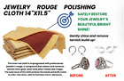 Jsp Jewelers Large Rouge Polishing Cloth Brass Copper Silver Gold Sunshinw Buff