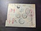 1939 Registered Censored Palestine Cover Haifa To Thessaloniki Greece