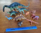 Safari   More - Vintage Dinosaurs Lot Of 10 - Allosaurus Apatosaurus Stegosaurus