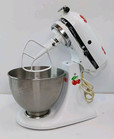 Kitchenaid Classic Plus Ksm75wh 4 5qt Tilt-head Stand Mixer   Bowl  1 Attachment