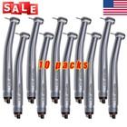 10pcs Sandent Nsk Pana Max Style Dental High Speed Handpiece Push Button 4 Hole