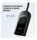 Ugreen Usb Sound Card 3 5mm Audio Adapter For Pc Laptop Ps4