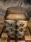 Vintage Wood 6 Drawer Sewing Box