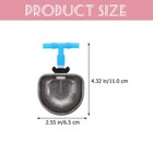 6pcs Rabbit Water Feeder Hanging Pet Water Container For Secure Cage Hydration