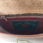 Rare Vintage 80s Dooney   Bourke Equestrian Saddle Bag In British Tan