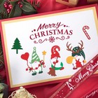 45pcs Gnome Die Cut Christmas Metal Die Cuts Cheerful Santa Cutting Dies For    