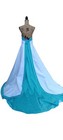 David s Bridal H9274 Strapless Sweetheart Beaded Trail Wedding Ball Satin Gown