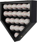 Baseball Display Case Baseball Holders For Balls Display With 21 Slots Wall