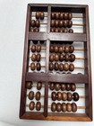 Vtg  Antique Chinese Wood  huanghuali   Abacus 11 Rows 77 Beads