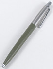 Post 1973 - Green Parker Jotter Ballpoint Pen With Brass Threads -  B14