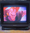 Sony Kv-1326r Trinitron 13  Crt Tv Monitor Vintage 1988 Retro Color Television