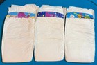  3  1999 Vintage Luvs Plastic Diapers Size 6    Full Set     Barney