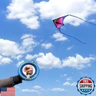 Flying Hoofer Large Beach Kite And Kite Reel Winder With 650ft String For Kid