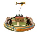 Marx Vintage Tin Litho  honeymoon Express  Wind-up Toy