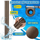 2 Pcs 40 Inch X 4 1 Inch Jumbo Pool Noodles Bulk Large Pre Slit Clamp Foam