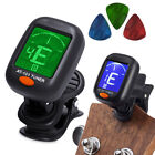 Lcd Clip On Chromatic Acoustic Electric Guitar Bass Ukulele Banjo Violin Tuner