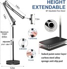 69  Tablet Floor Stand Steel Holder Bracket Adjustable Phone For 4 -11  Ipad
